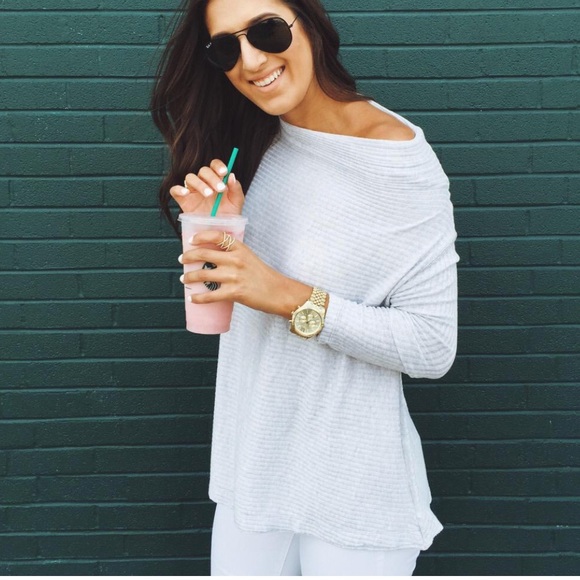 Lover rib split back pullover - Picture 3 of 5